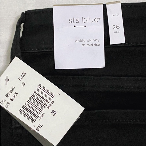 STS Blue Pants & Jumpsuits | Skinny Black Jeans | Color: Black | Size: 26 | - Picture 5 of 7